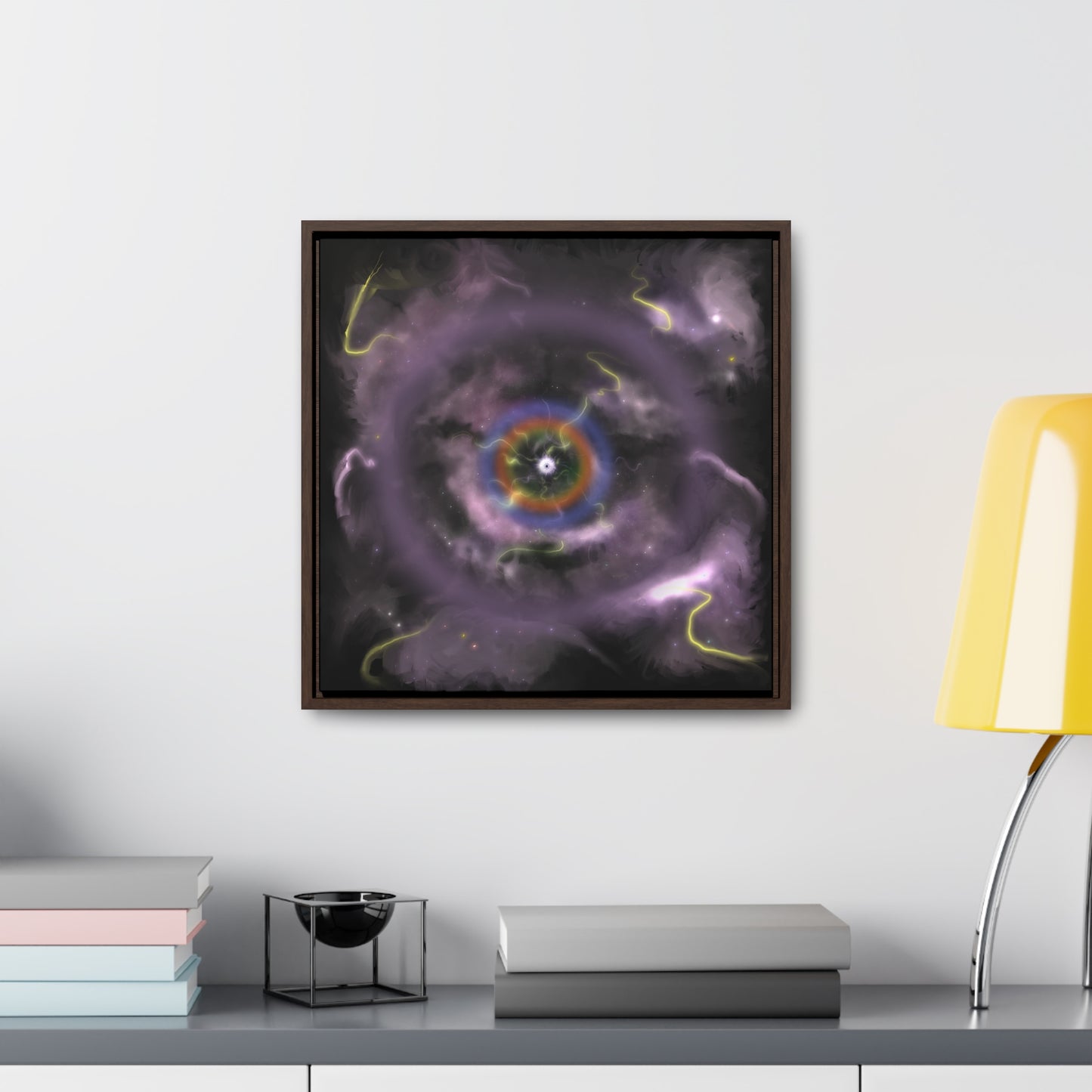 Eye of the Nebula Gallery Canvas Wrap With Square Frame