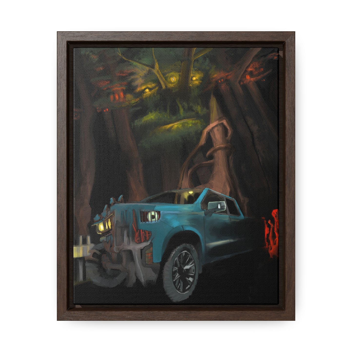 Breakdown Gallery Canvas Wrap with Vertical Frame
