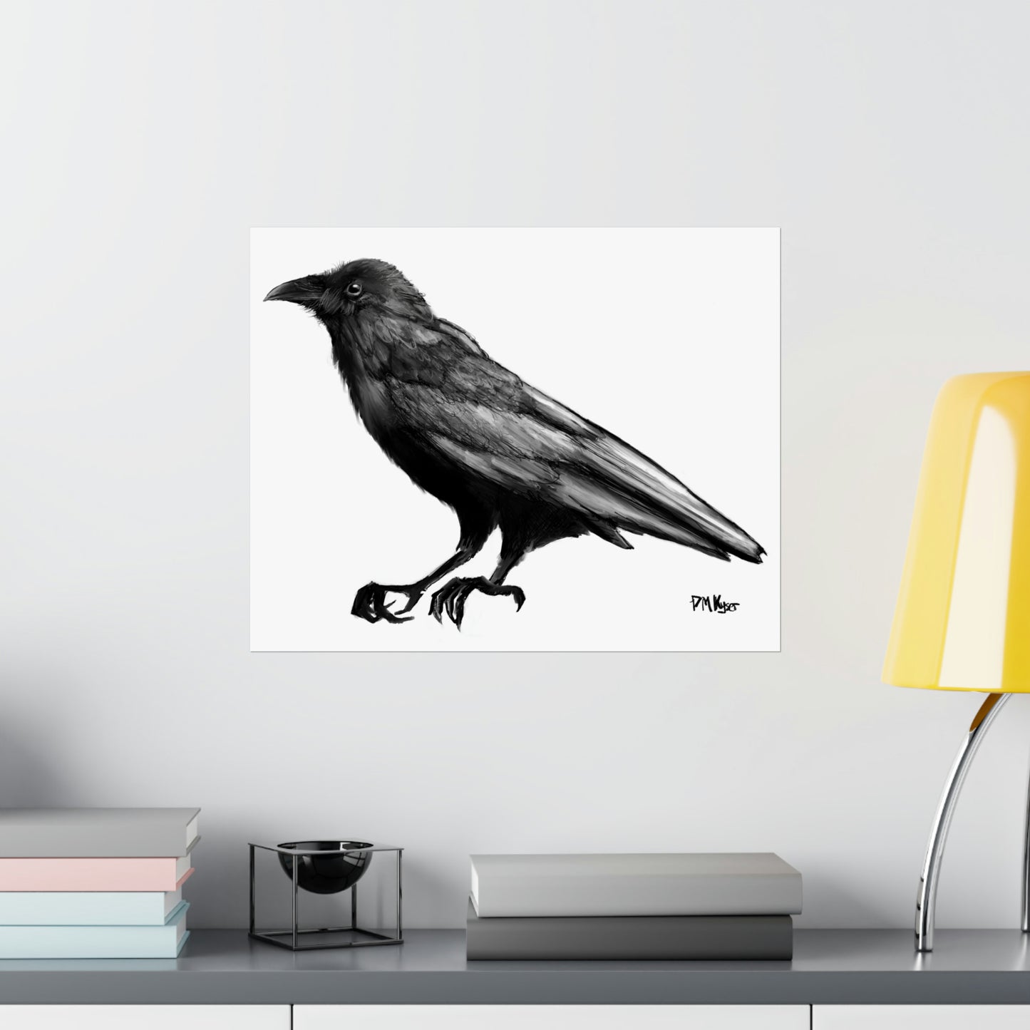 Raven Matte Horizontal Poster