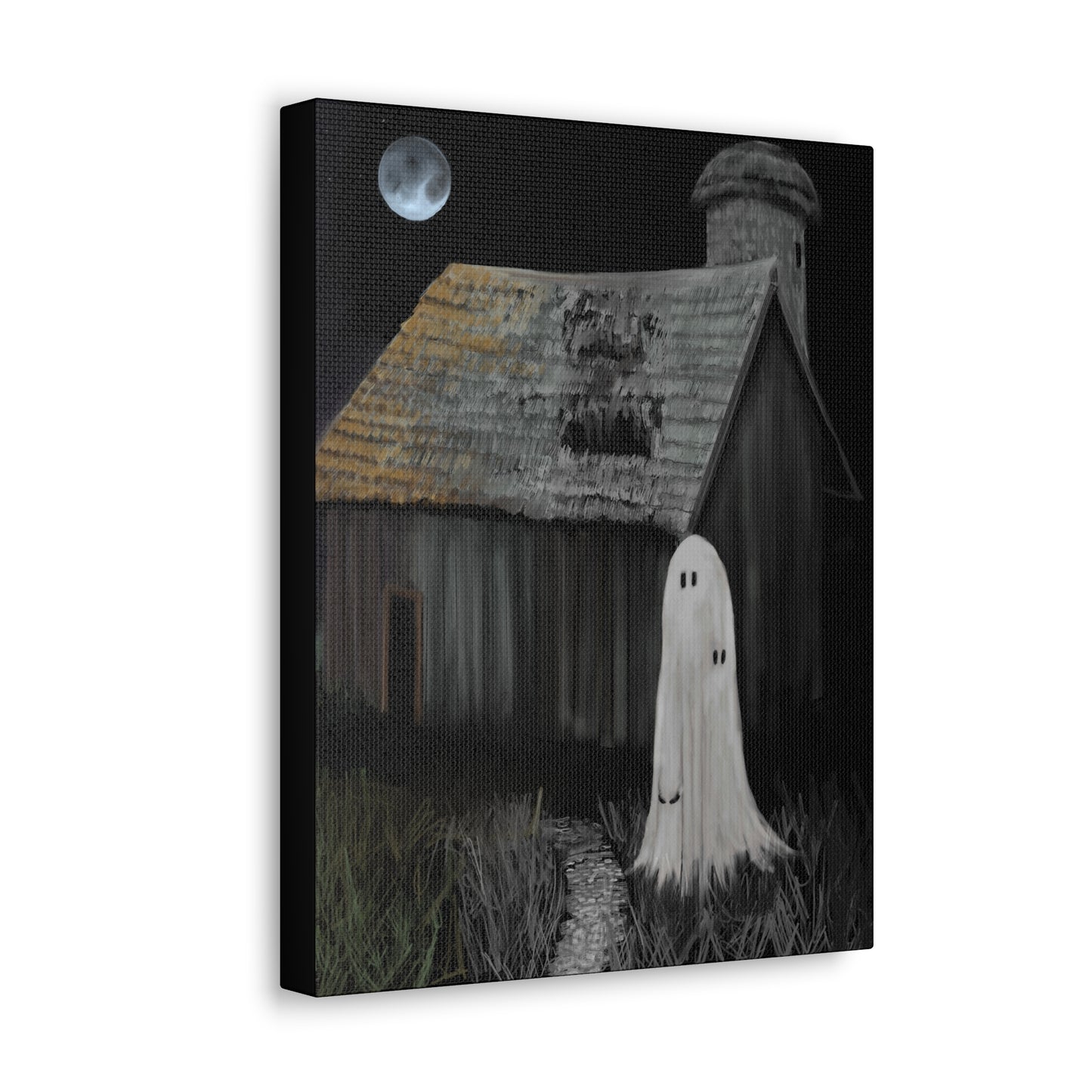 Haunted Barn Canvas Gallery Wrap