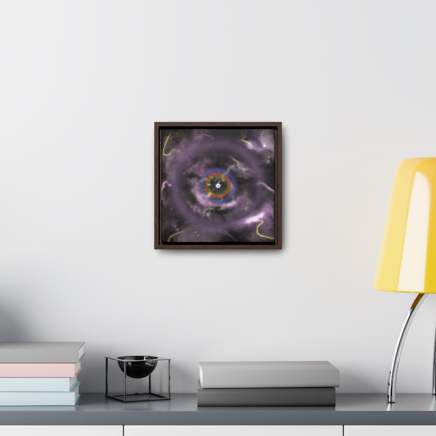 Eye of the Nebula Gallery Canvas Wrap With Square Frame