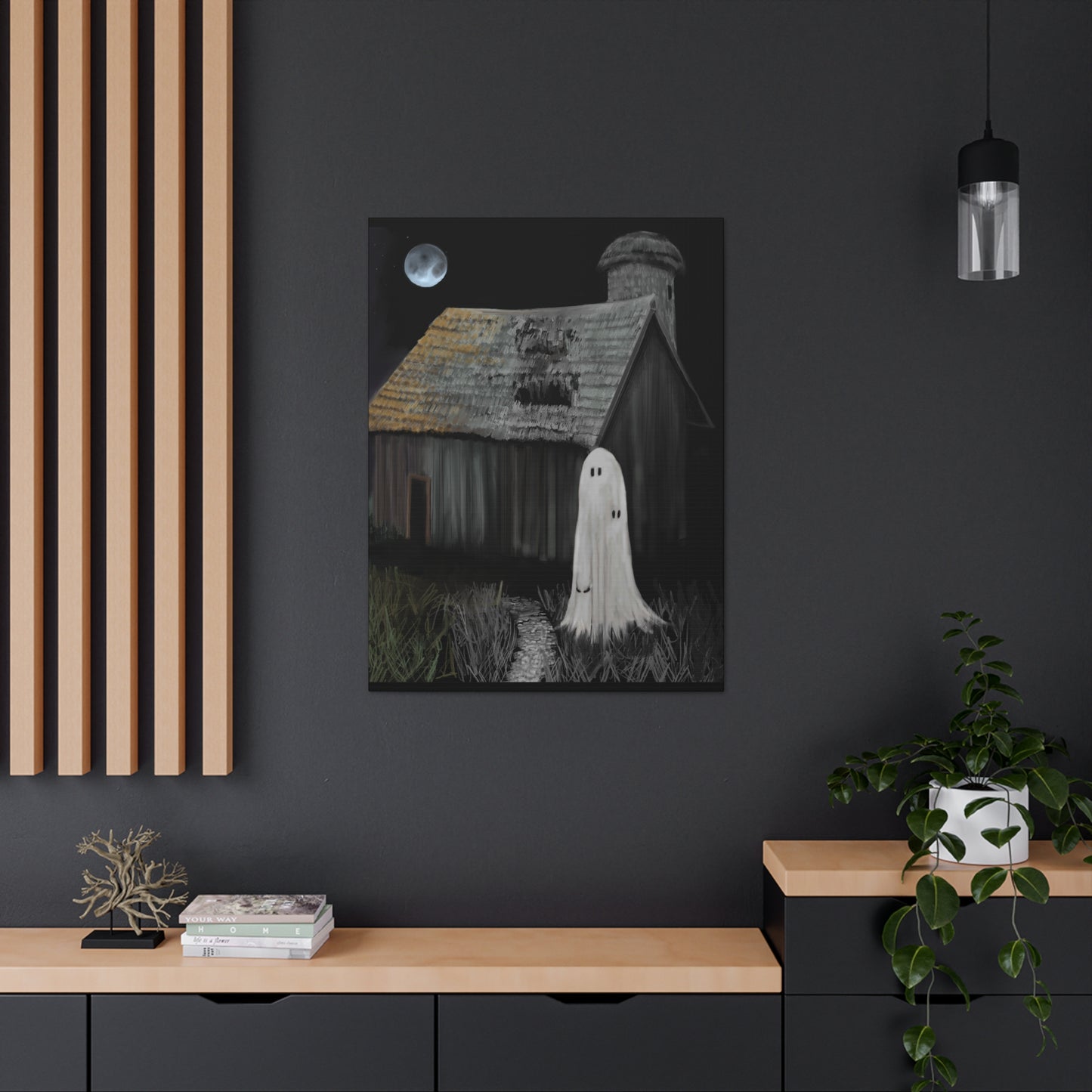 Haunted Barn Canvas Gallery Wrap