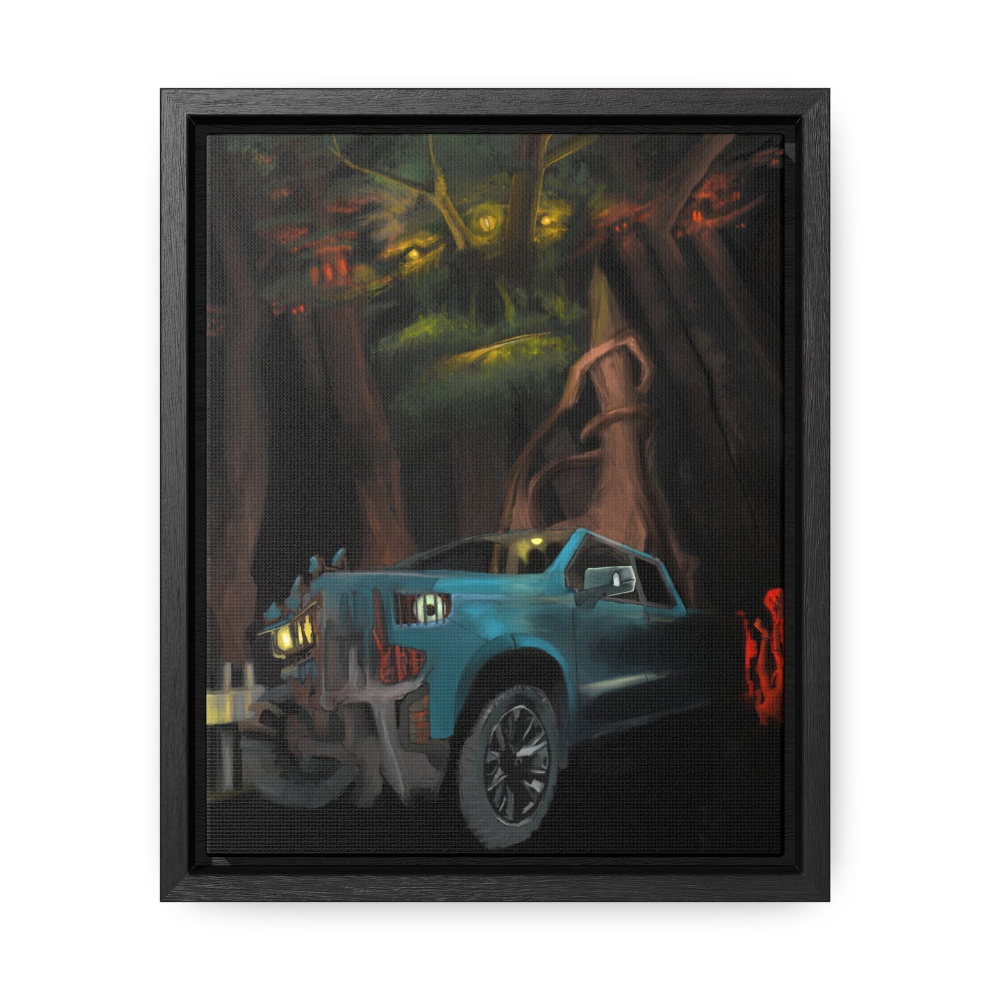 Breakdown Gallery Canvas Wrap with Vertical Frame