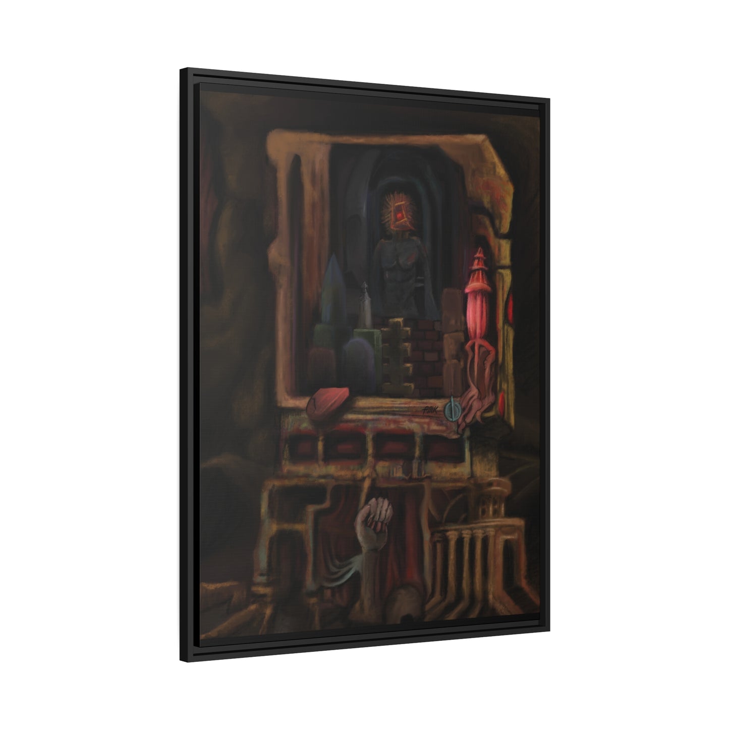 Graven Image Matte Canvas in Black Frame