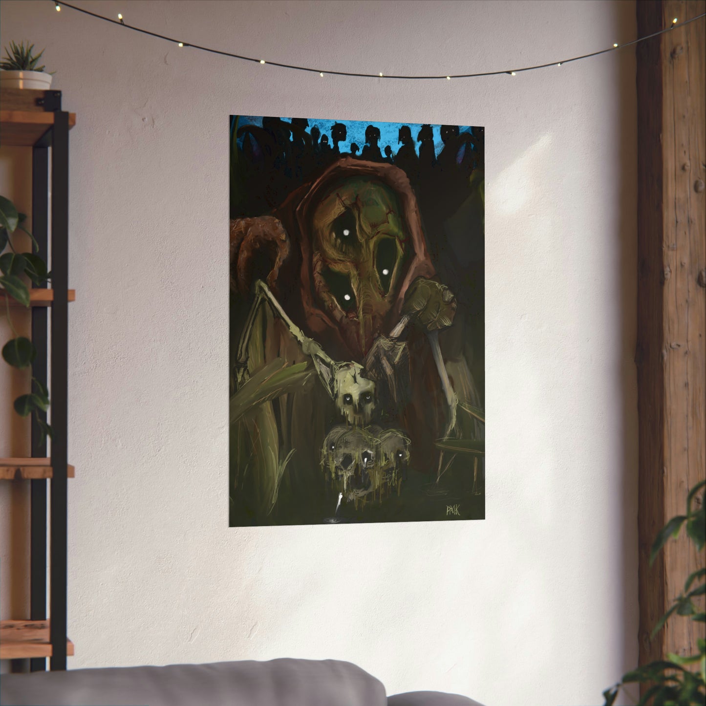 Bad Souls Become Good Puppets Matte Vertical Poster