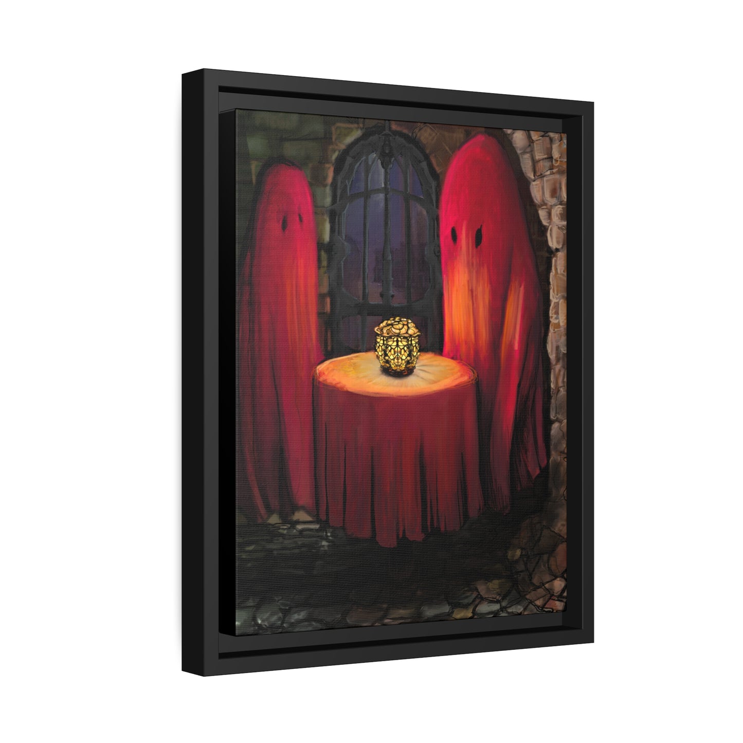 Date Night on Matte Canvas with Black Frame
