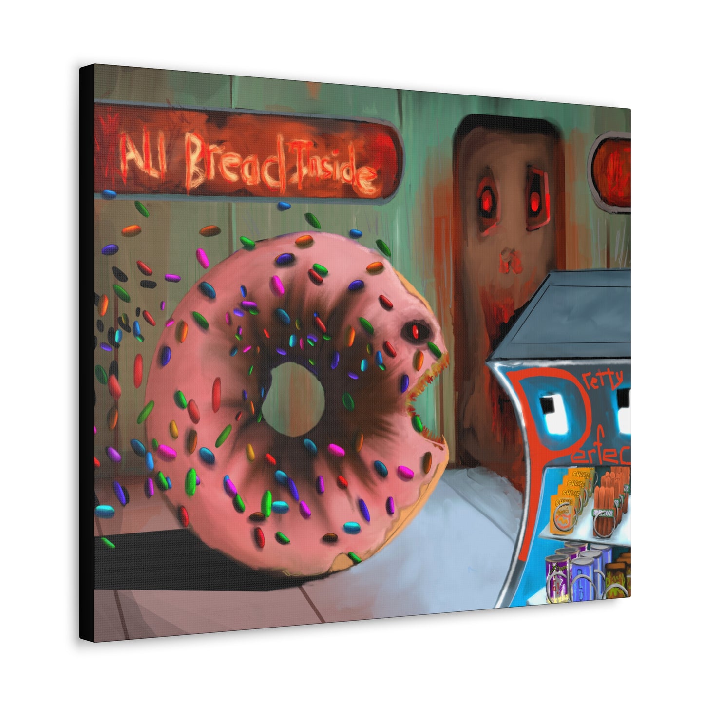 Baaad Donut! Canvas Gallery Wrap