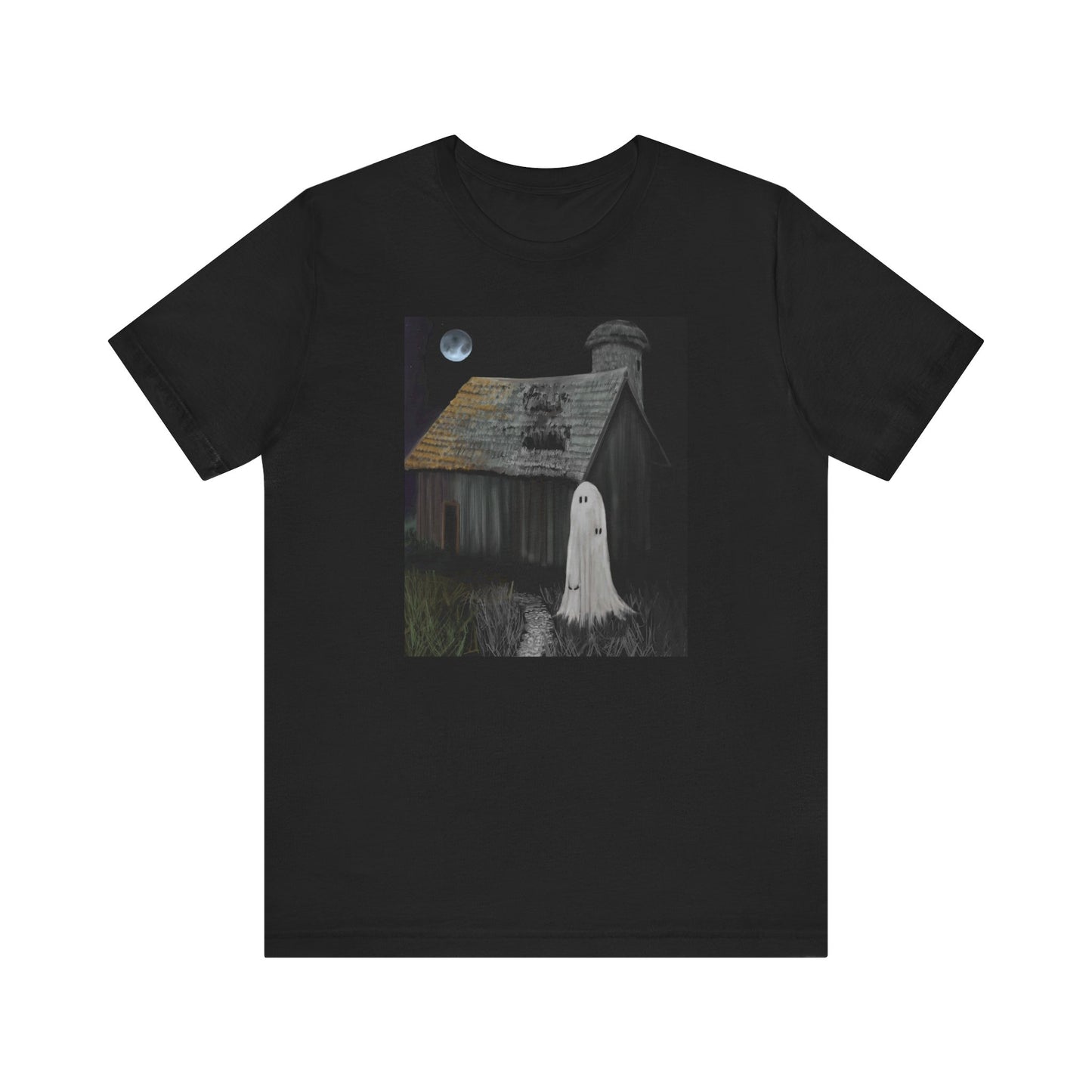 Haunted Barn Unisex Jersey Short Sleeve Tee