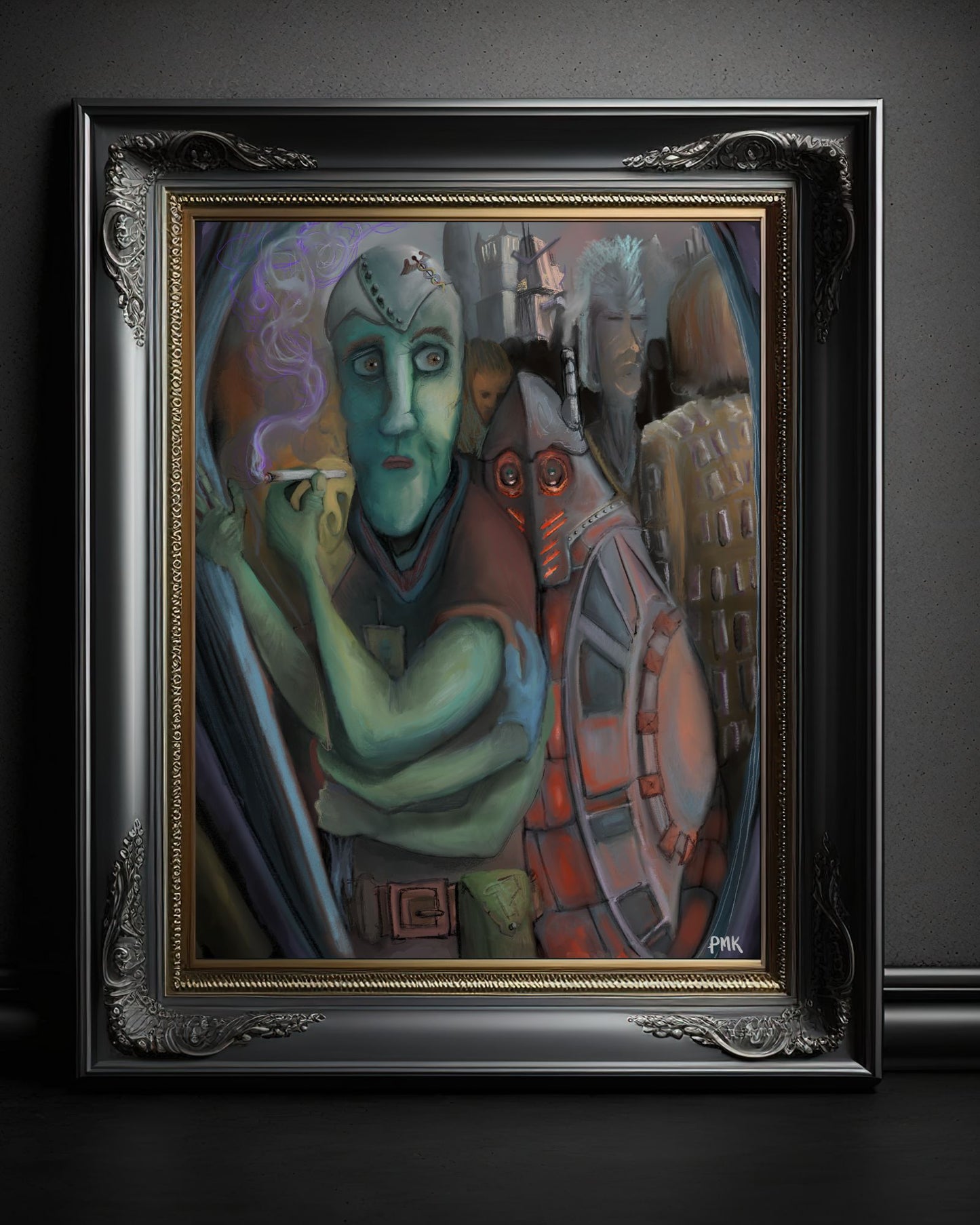 Smoke Break Art Print