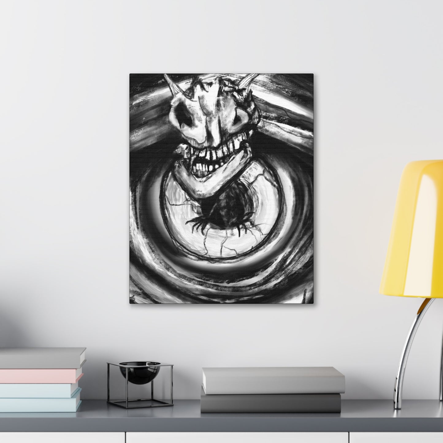 Devil In Your Eye Canvas Gallery Wrap