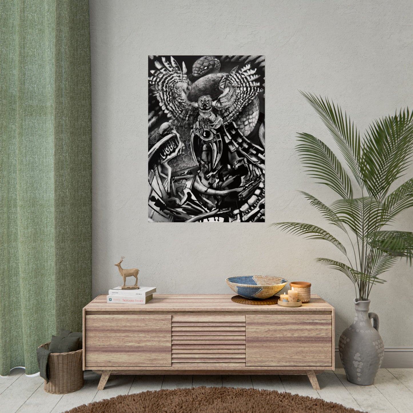 Shadows in a Dreamscape Rolled Poster