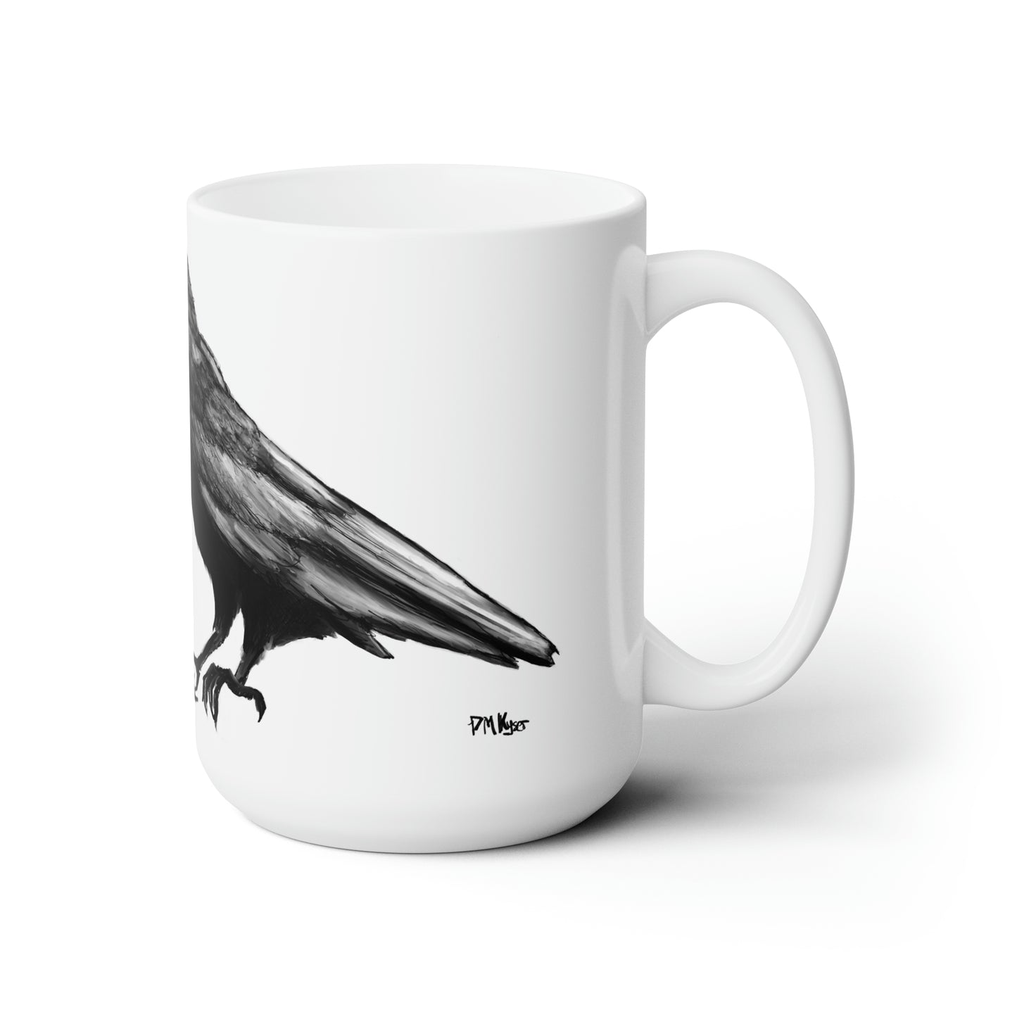 Raven Ceramic Mug 15oz