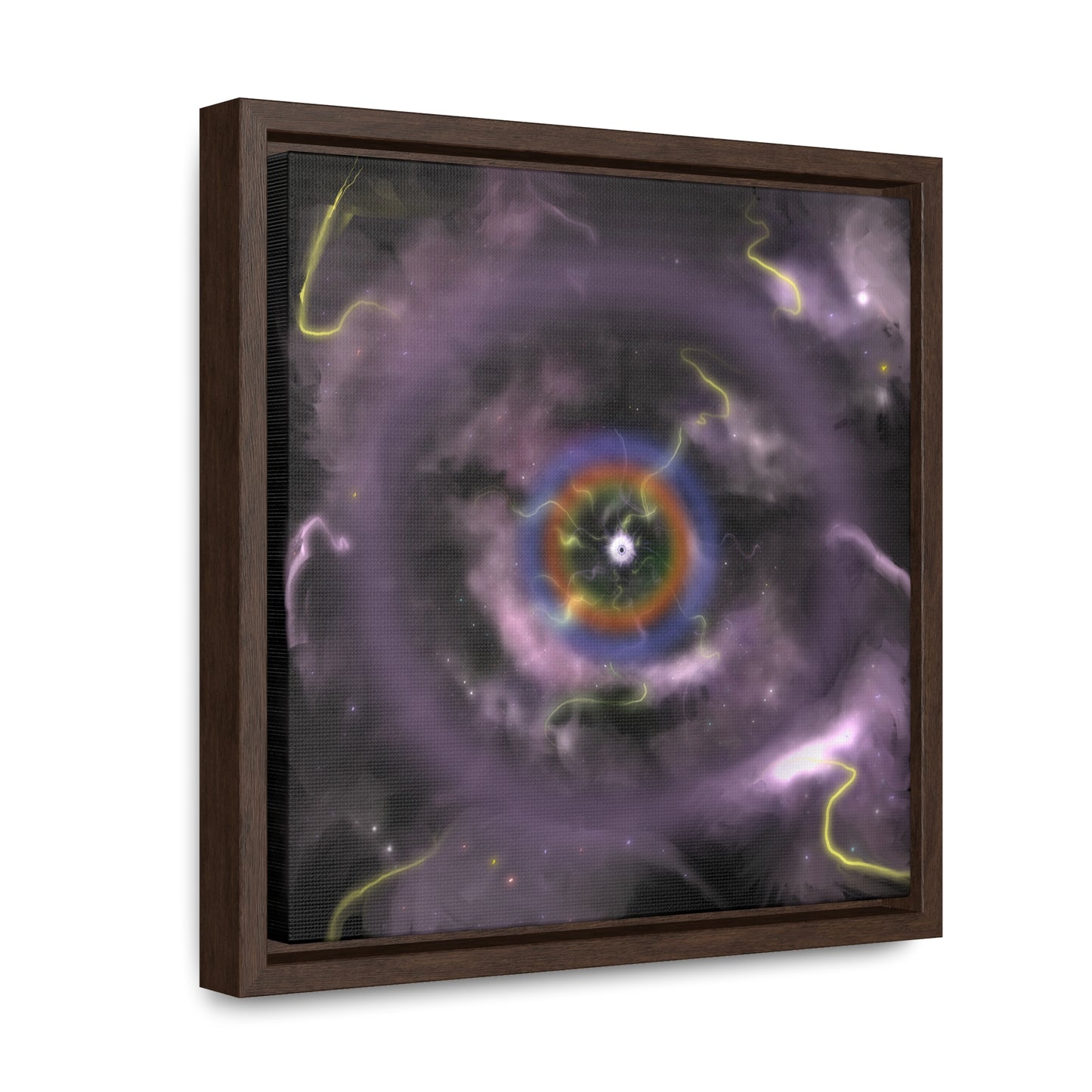 Eye of the Nebula Gallery Canvas Wrap With Square Frame