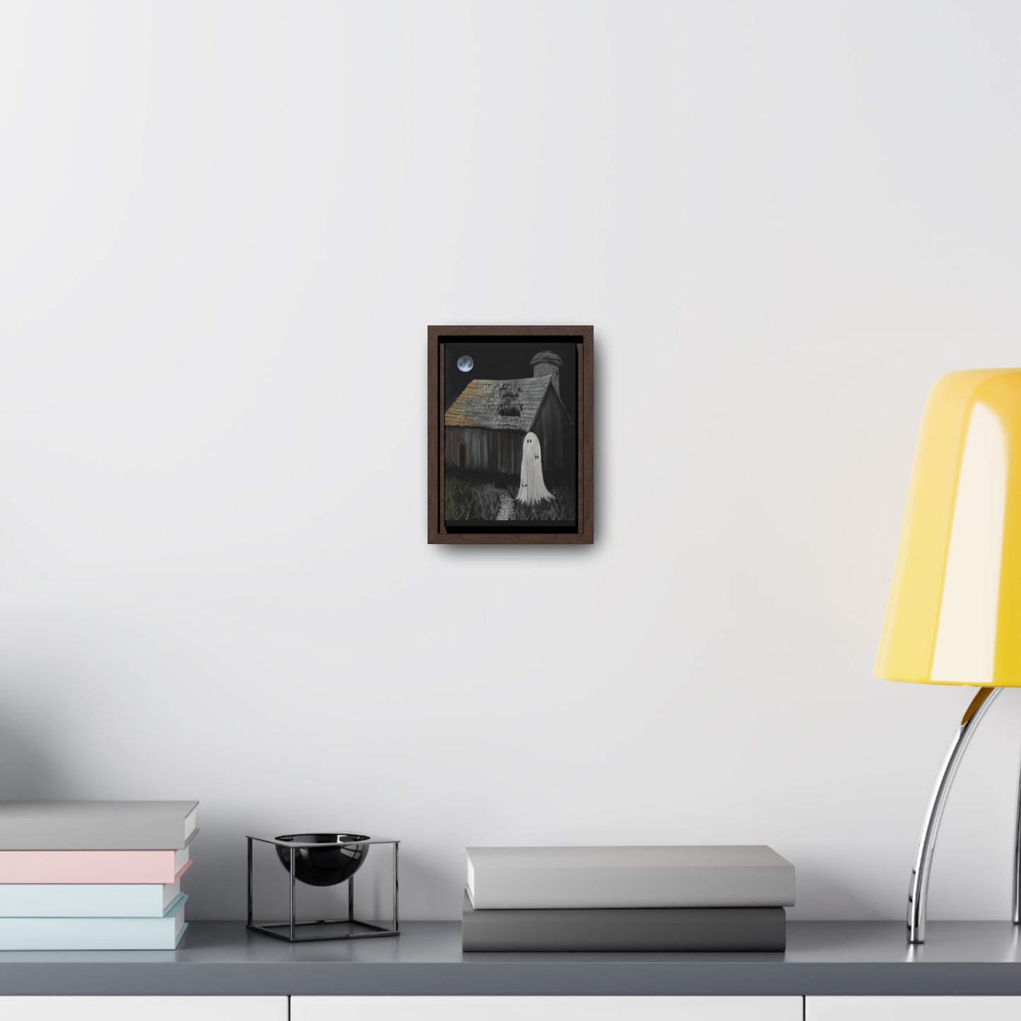 Haunted Barn Gallery Canvas Wrap, Vertical Frame