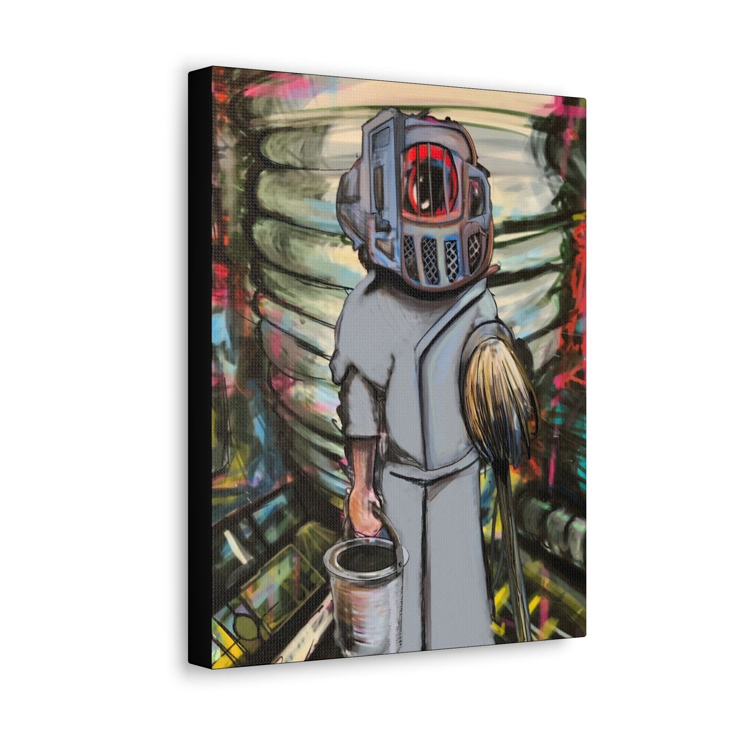Space Janitor Canvas Gallery Wrap