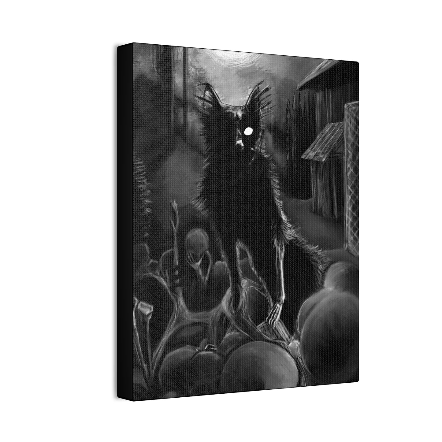Accursed Canvas Stretched, 0.75"