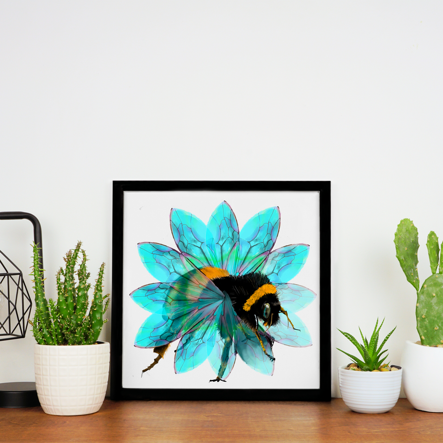 Bee in the Flower Print