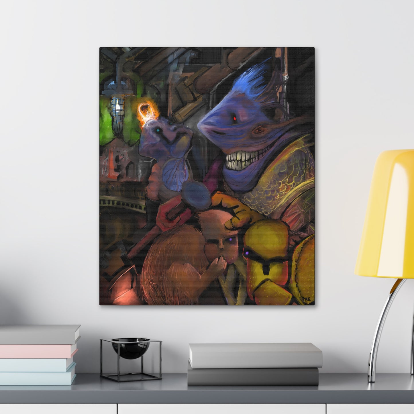 Scrutinized For Aberrations Canvas Gallery Wrap