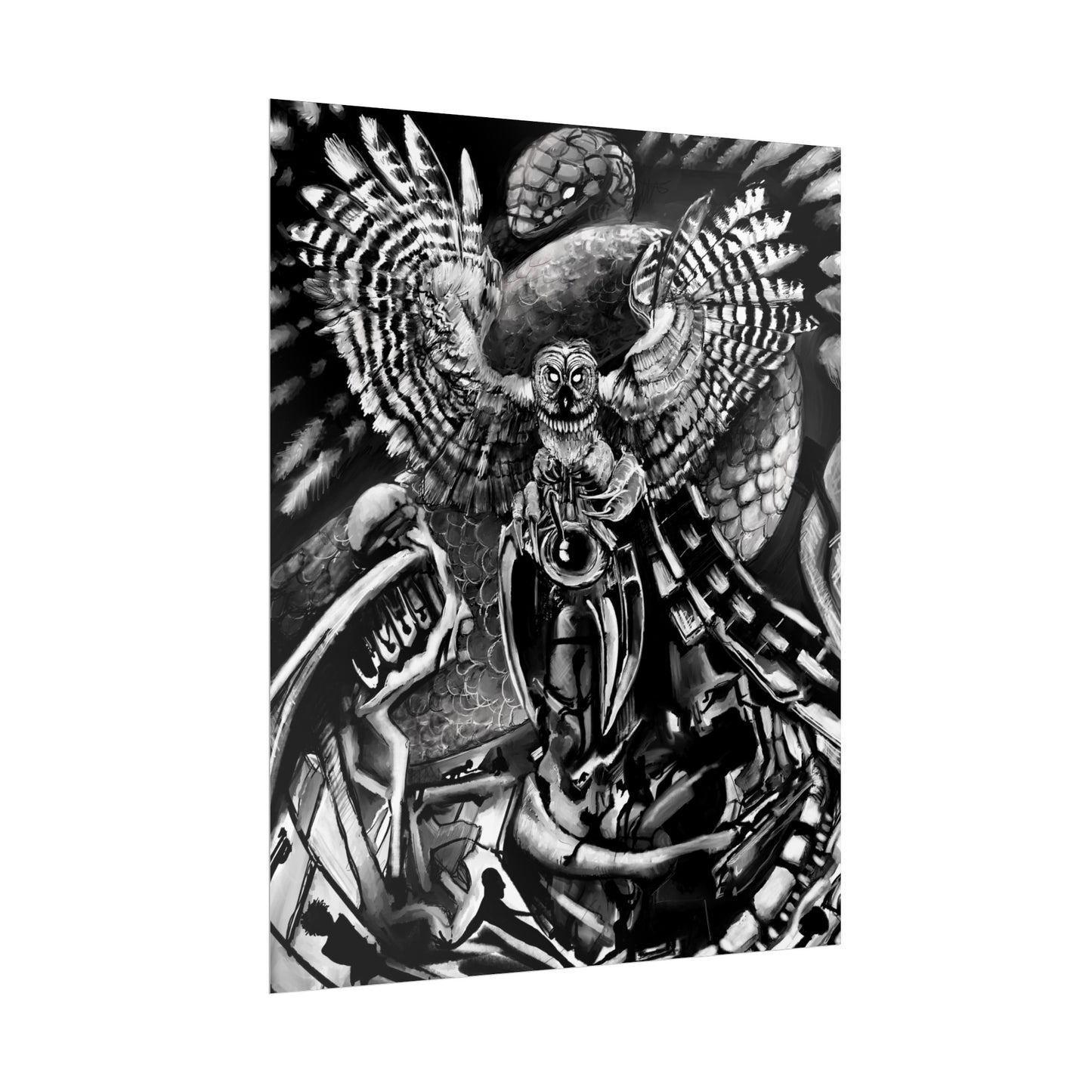 Shadows in a Dreamscape Rolled Poster