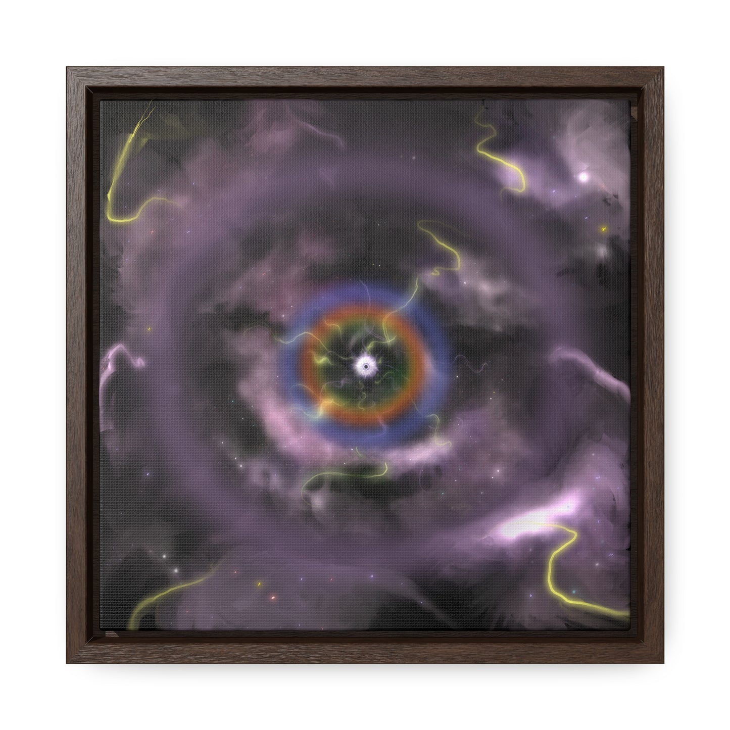 Eye of the Nebula Gallery Canvas Wrap With Square Frame