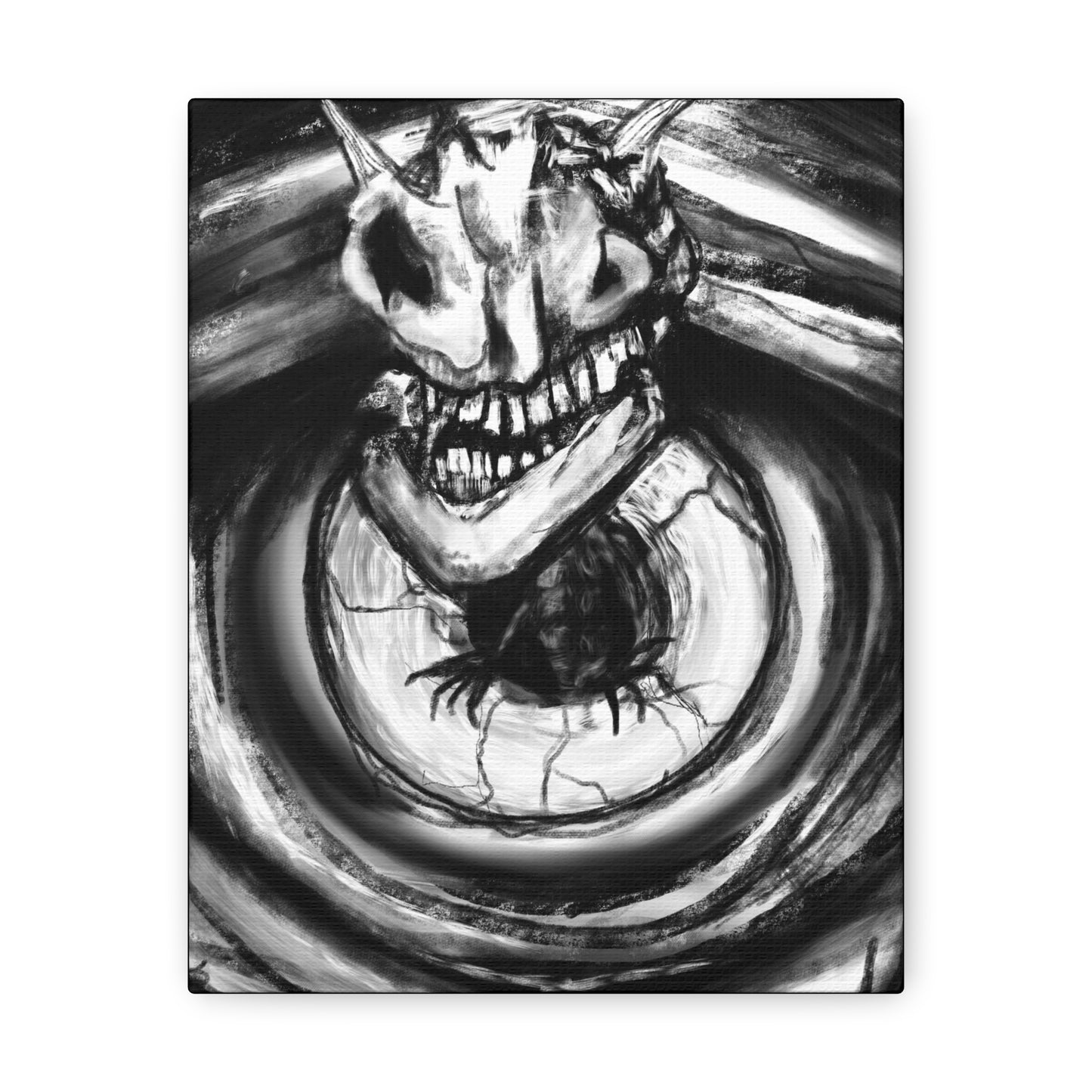 Devil In Your Eye Canvas Gallery Wrap