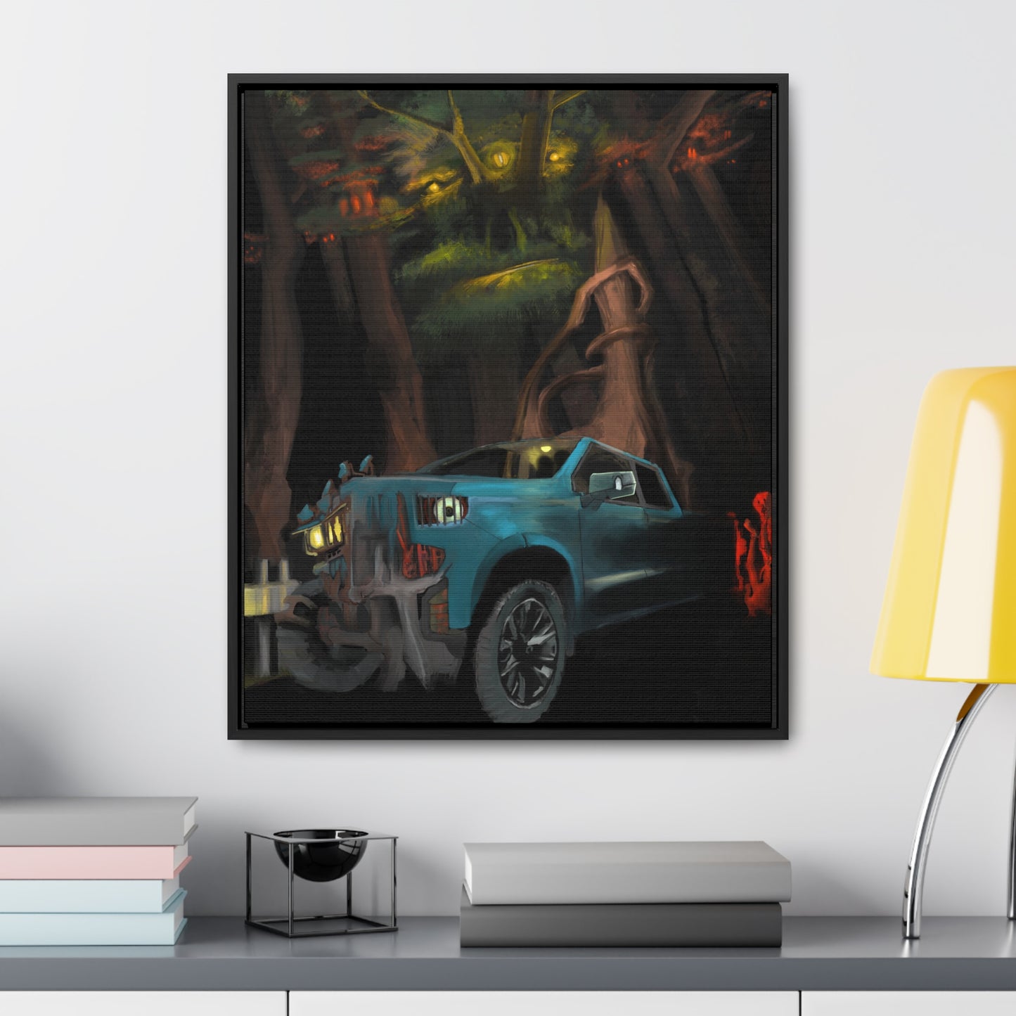 Breakdown Gallery Canvas Wrap with Vertical Frame