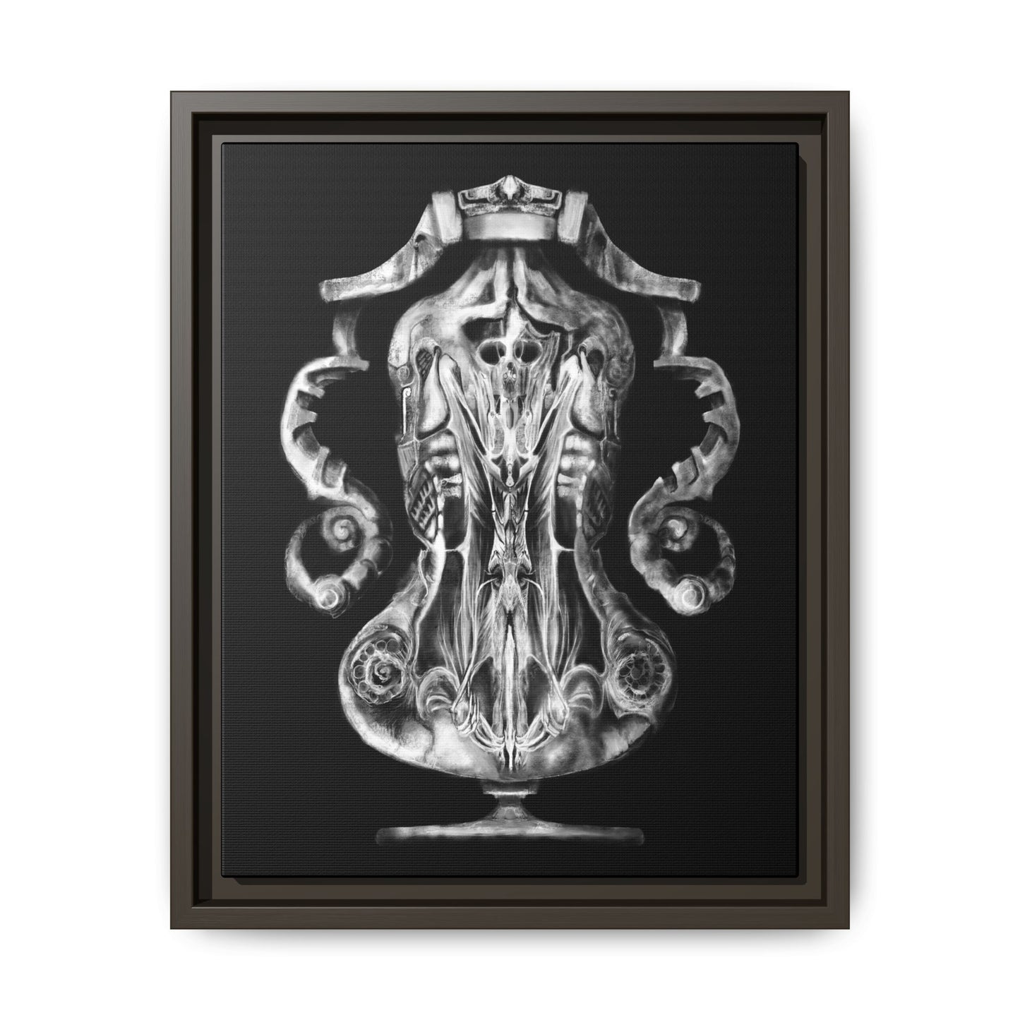 The Urn of the Spiteful Civilization Matte Canvas, Framed (Multi-color)