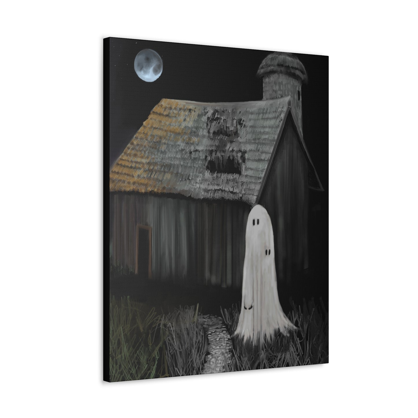 Haunted Barn Canvas Gallery Wrap