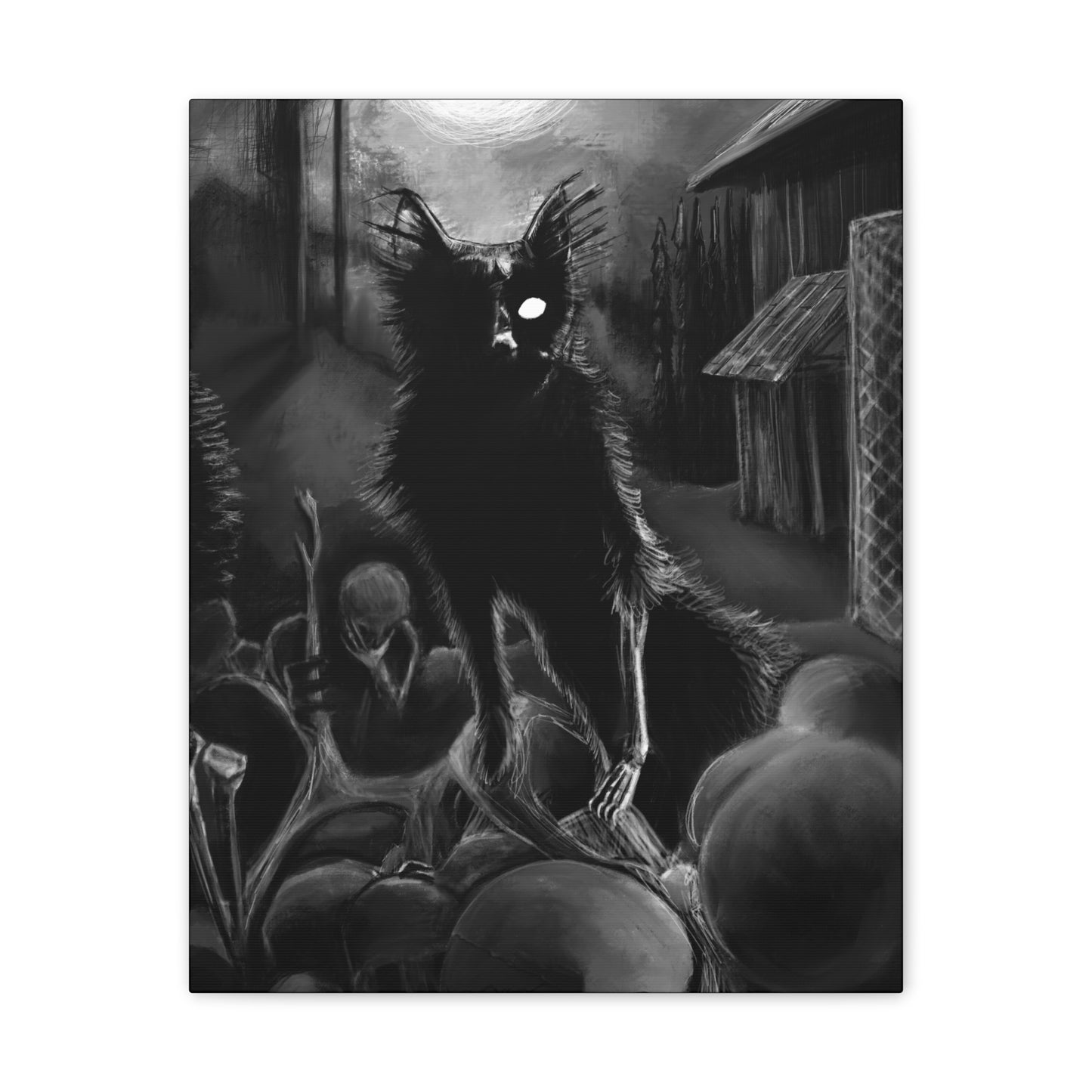 Accursed Canvas Stretched, 0.75"
