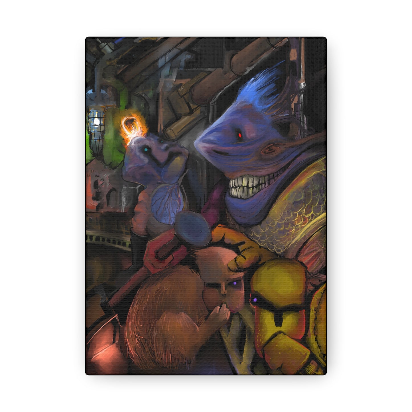 Scrutinized For Aberrations Canvas Gallery Wrap