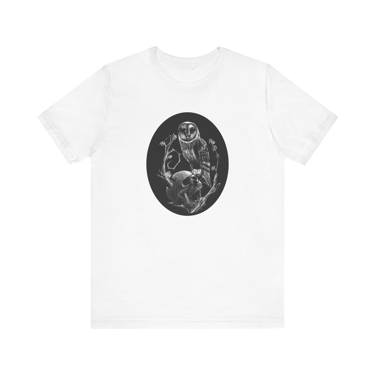 Skull and Owl Unisex Jersey Short Sleeve Tee