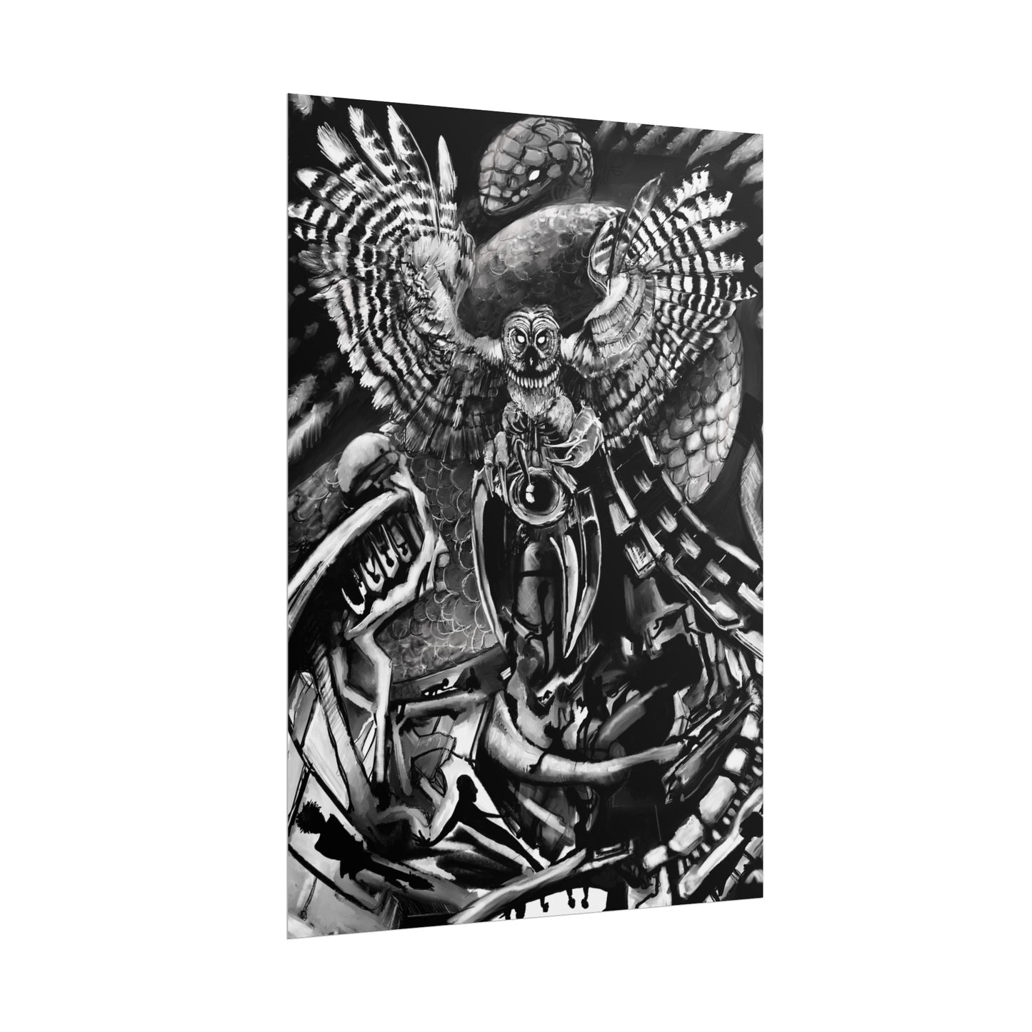 Shadows in a Dreamscape Rolled Poster