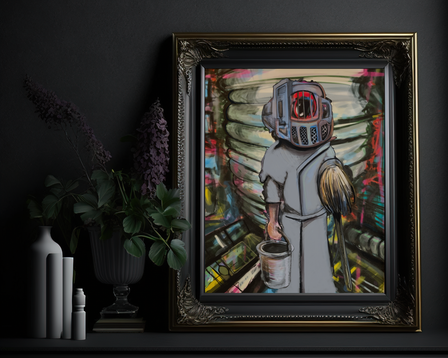Space Janitor Art Print