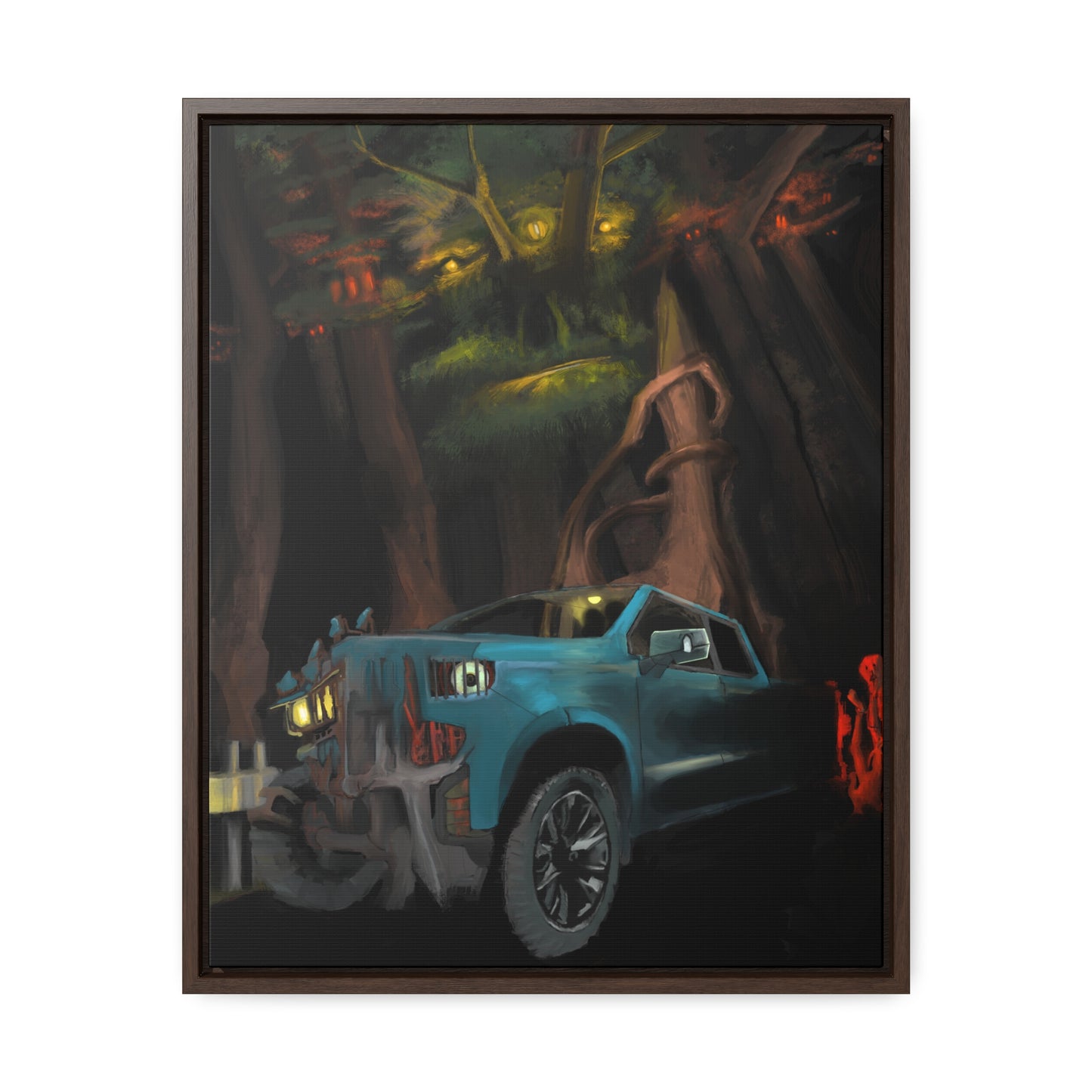 Breakdown Gallery Canvas Wrap with Vertical Frame