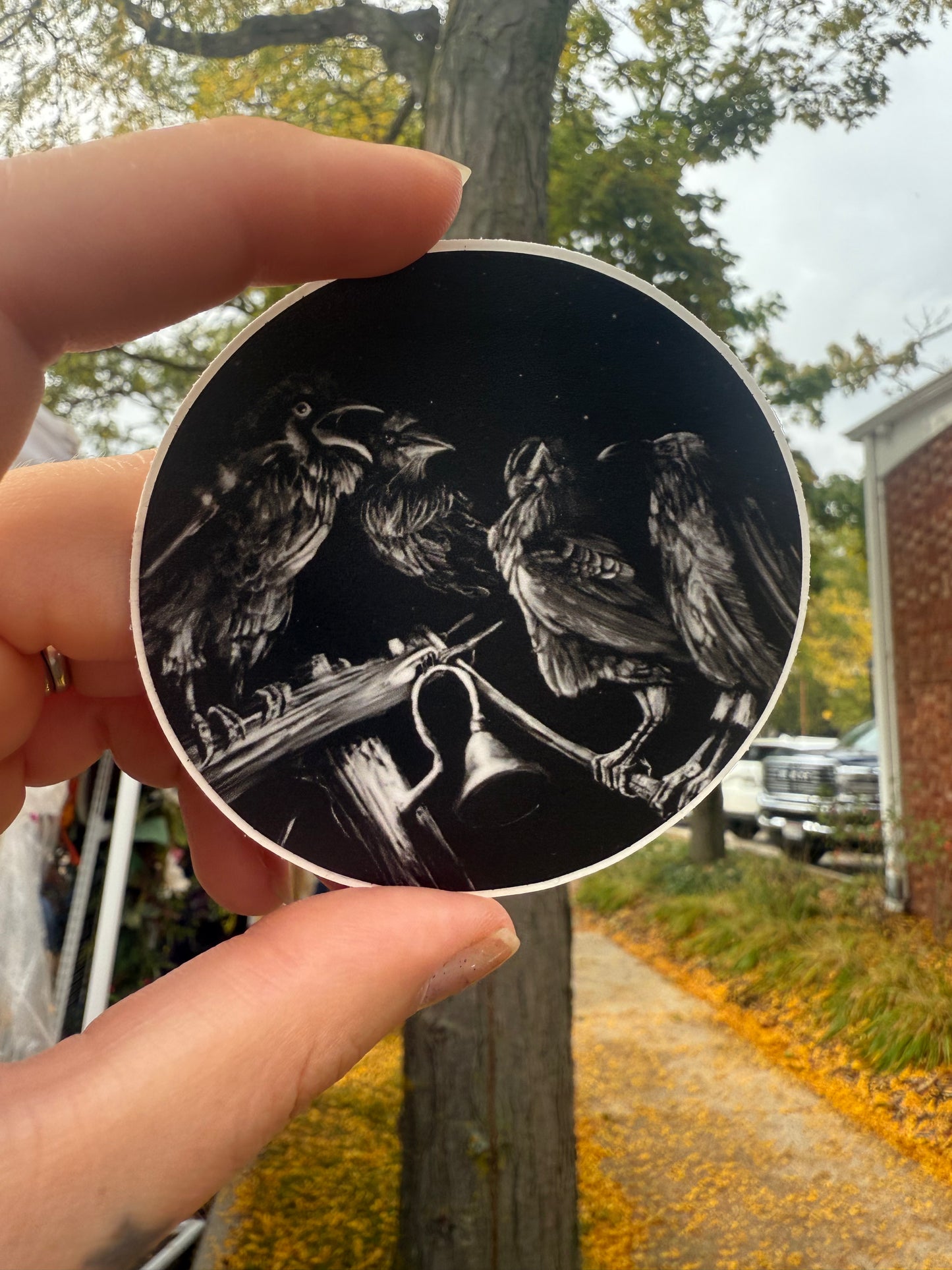 Ravens Muse Vinyl Sticker