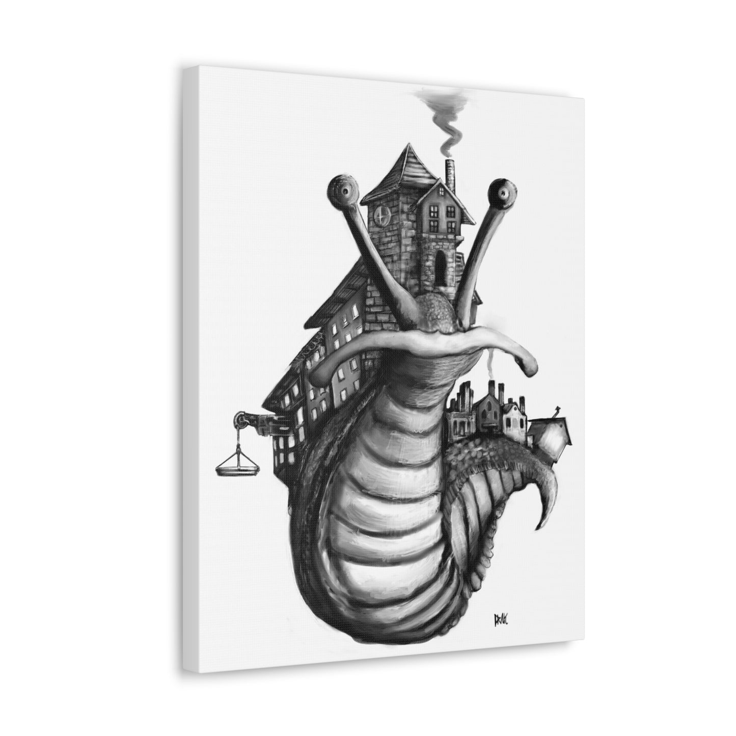 City Slug Canvas Gallery Wrap - No Frame