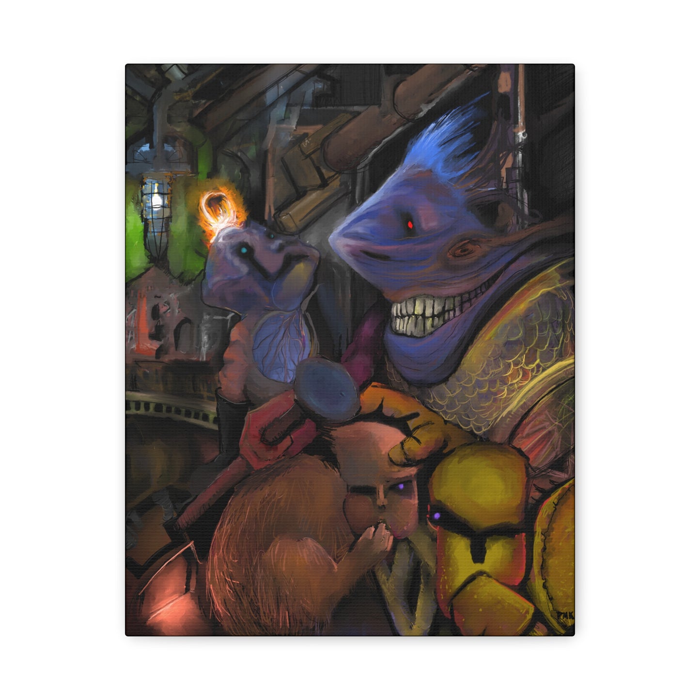 Scrutinized For Aberrations Canvas Gallery Wrap