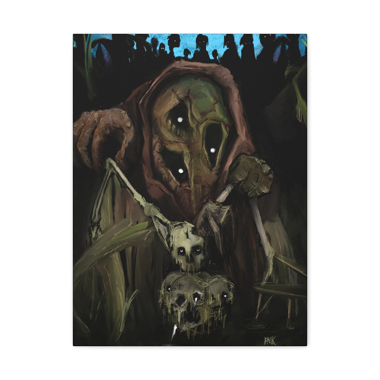 Bad Souls Become Good Puppets Canvas Gallery Wrap
