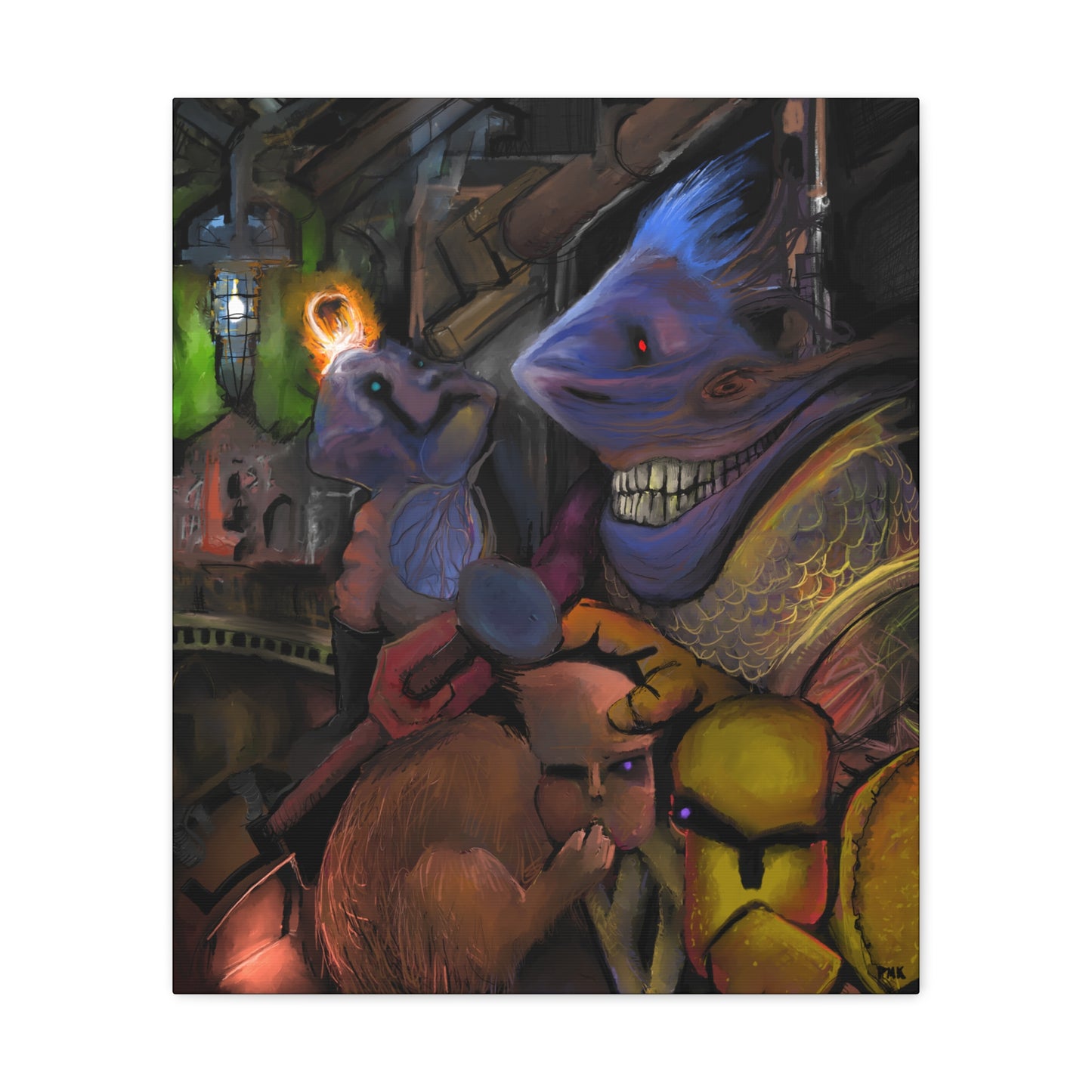 Scrutinized For Aberrations Canvas Gallery Wrap
