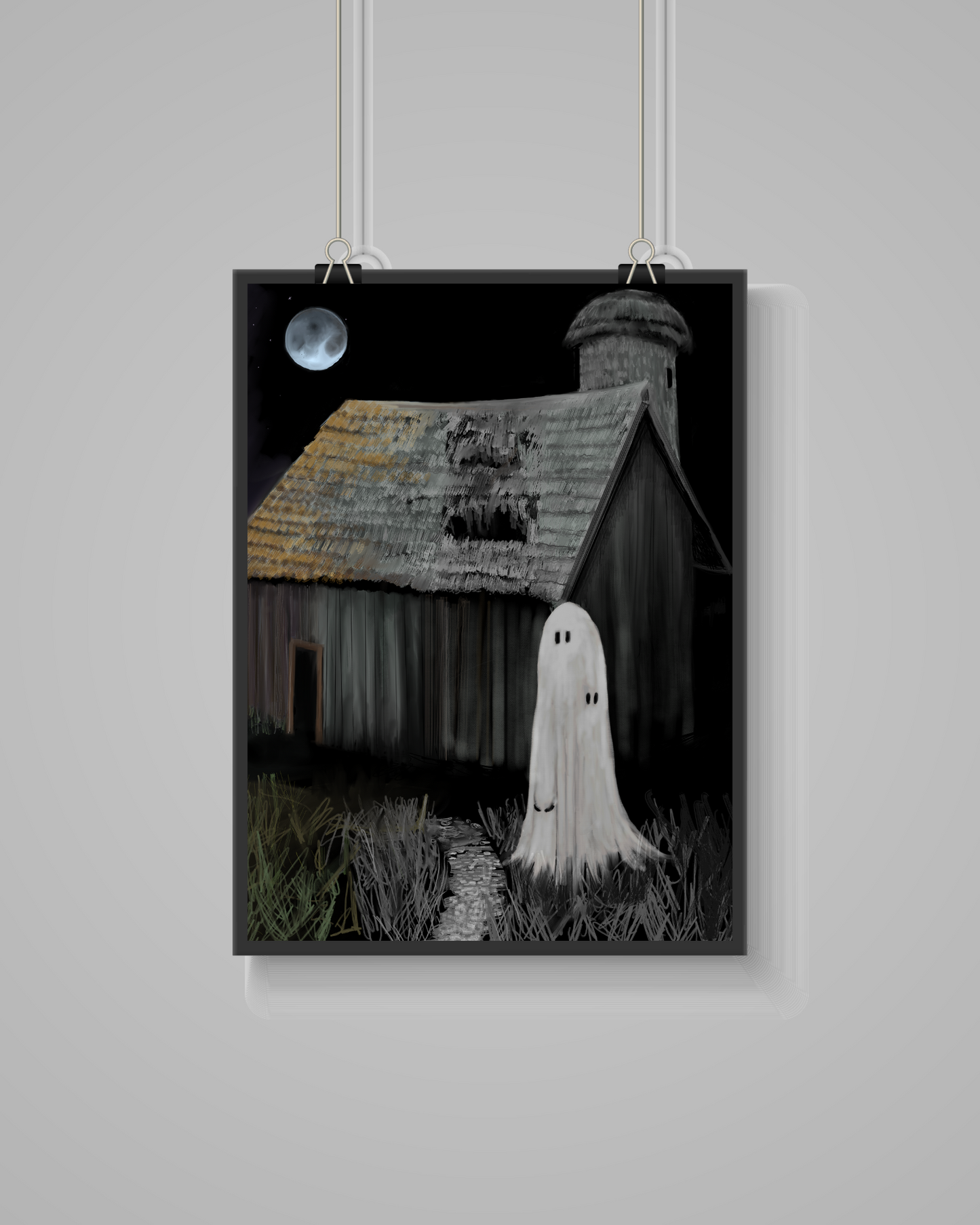 Haunted Barn Art Print