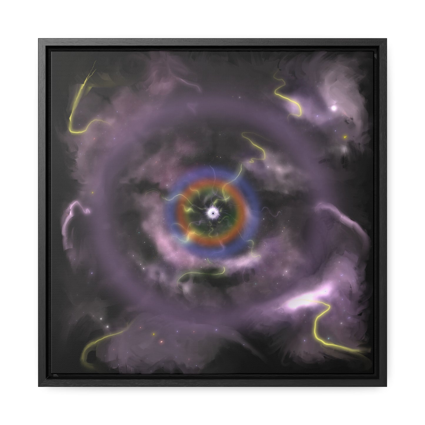 Eye of the Nebula Gallery Canvas Wrap With Square Frame