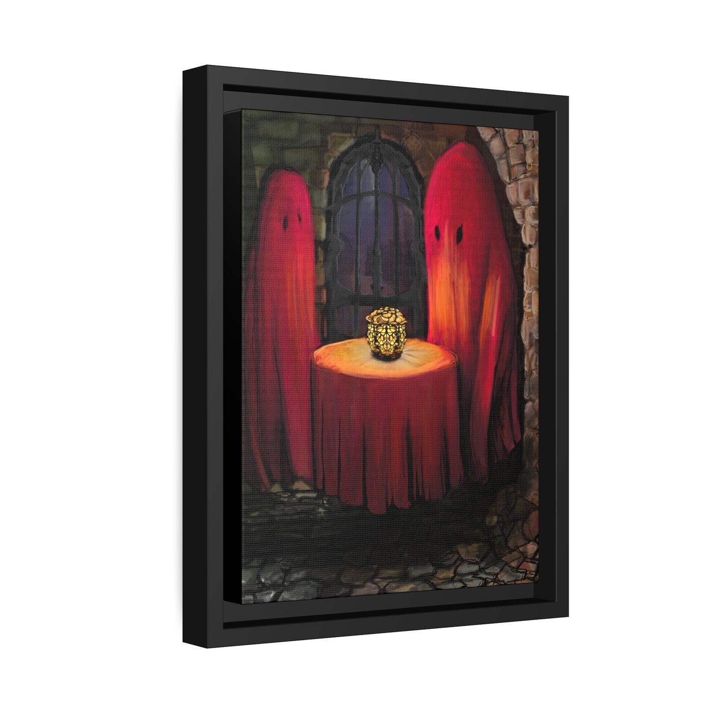 Date Night on Matte Canvas with Black Frame