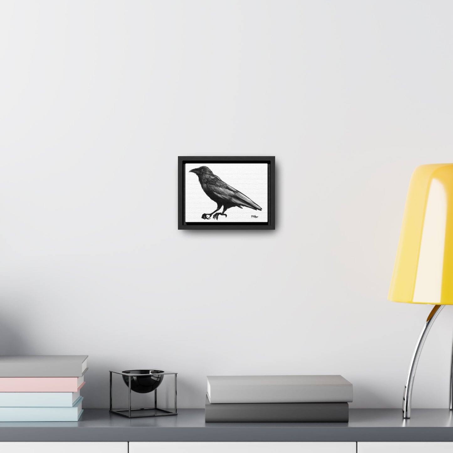 Raven Gallery Canvas Wrap, Horizontal Frame