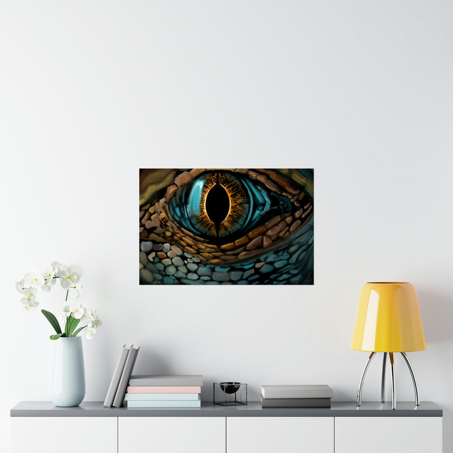 Ancient Eye Matte Horizontal Poster