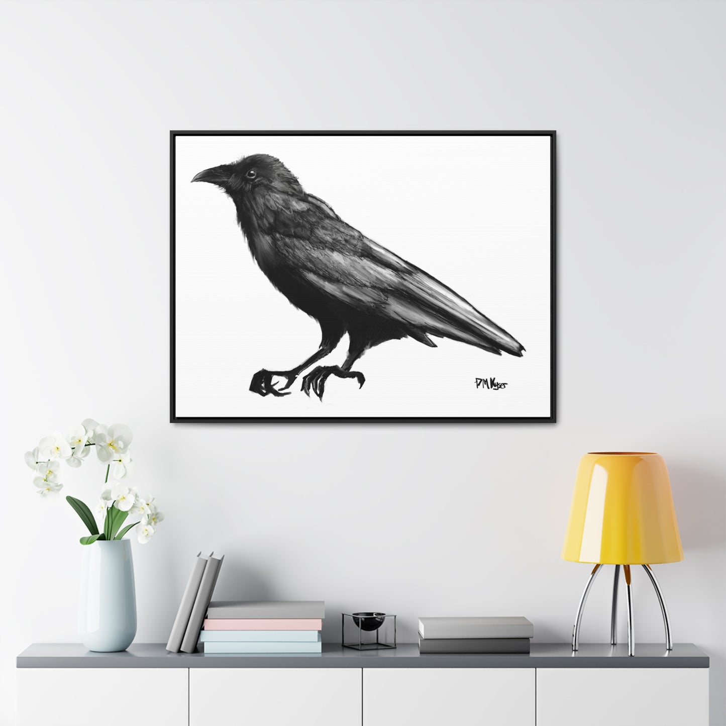 Raven Gallery Canvas Wrap, Horizontal Frame