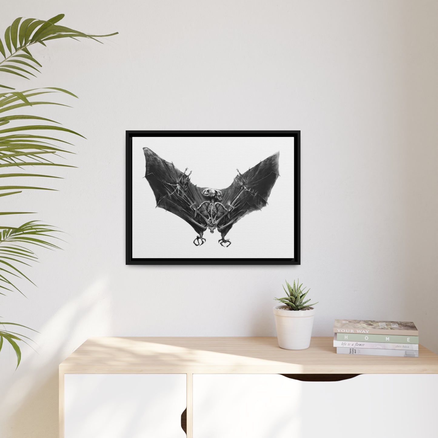 TheRemains Matte Canvas, Black Frame