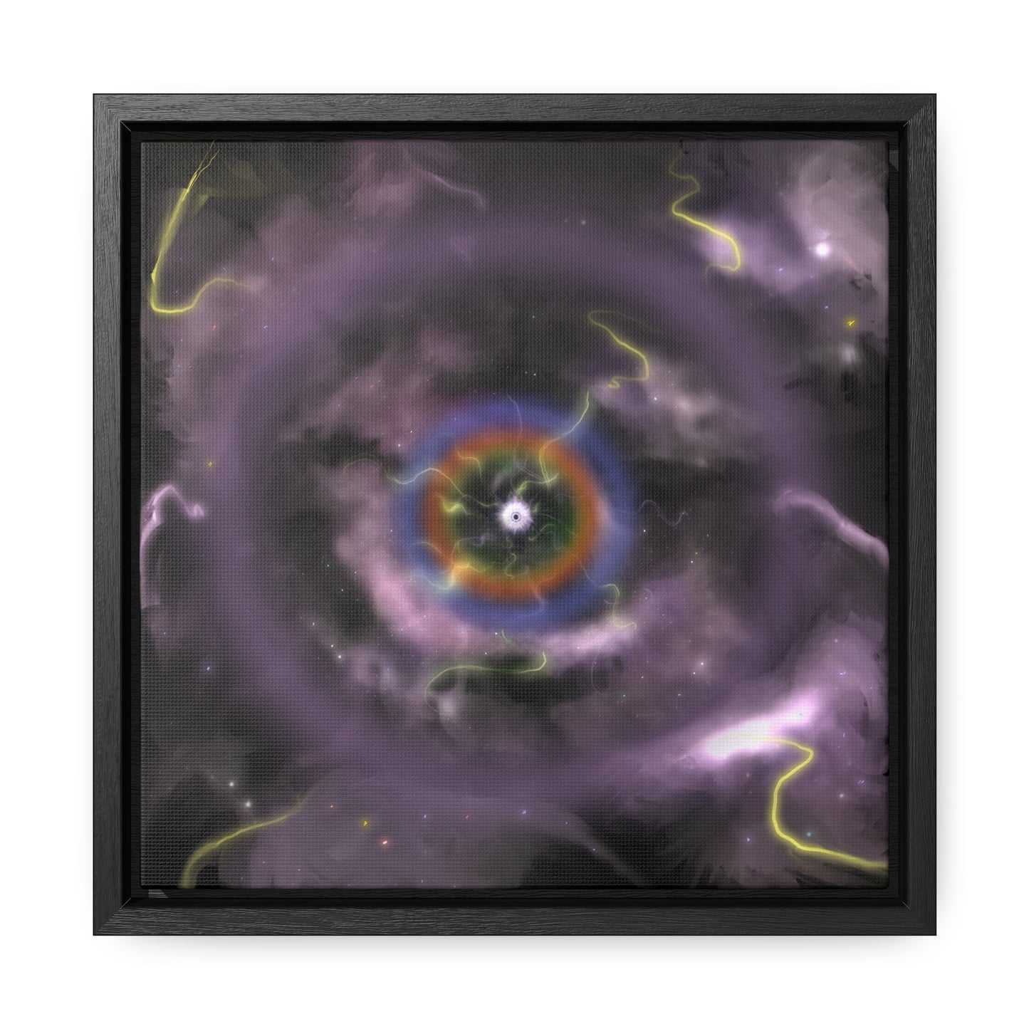 Eye of the Nebula Gallery Canvas Wrap With Square Frame