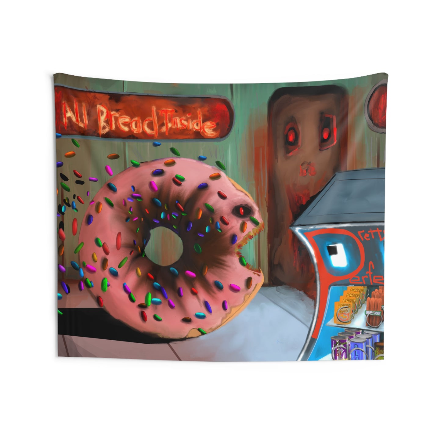 Baaad Donut! Indoor Wall Tapestry