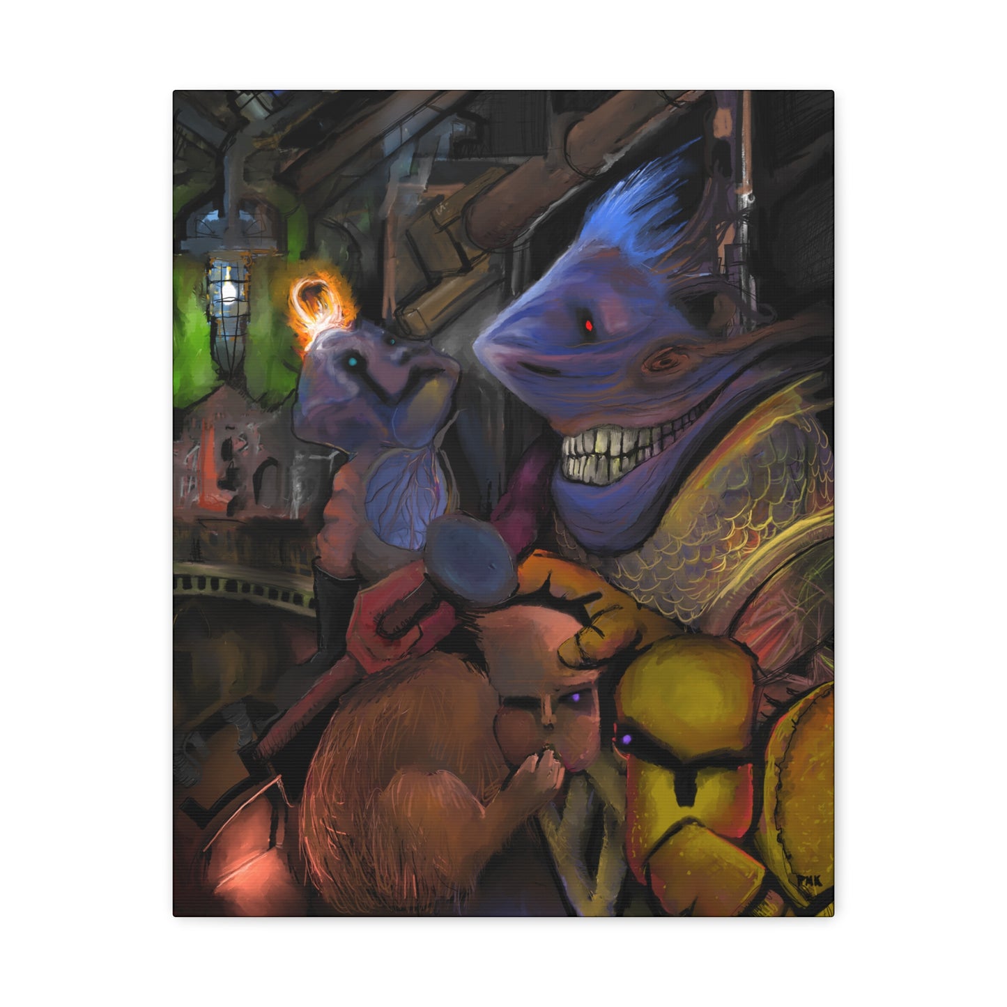 Scrutinized For Aberrations Canvas Gallery Wrap