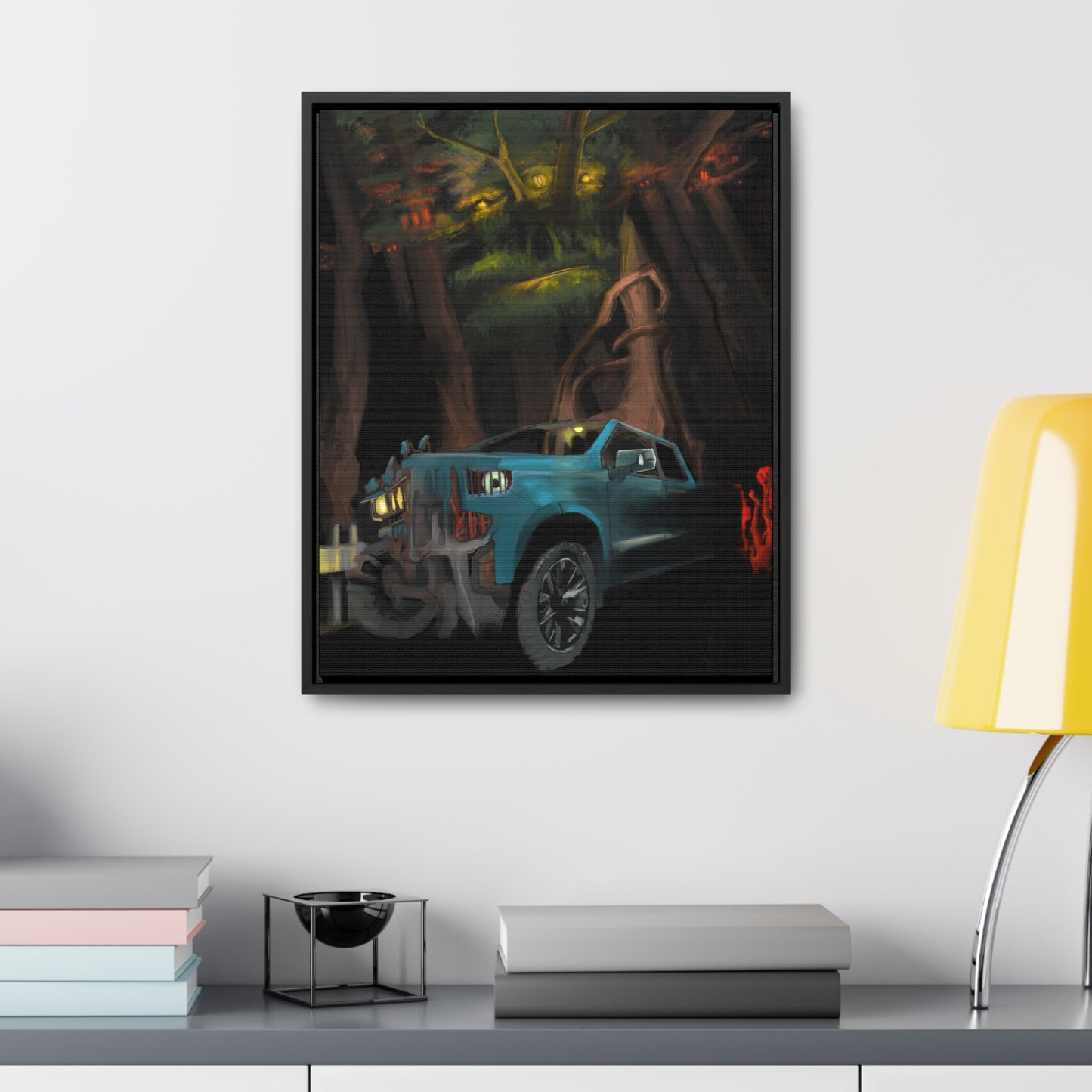 Breakdown Gallery Canvas Wrap with Vertical Frame